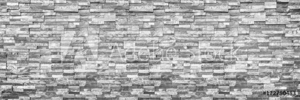 Picture of Horizontal modern brick wall for pattern and background